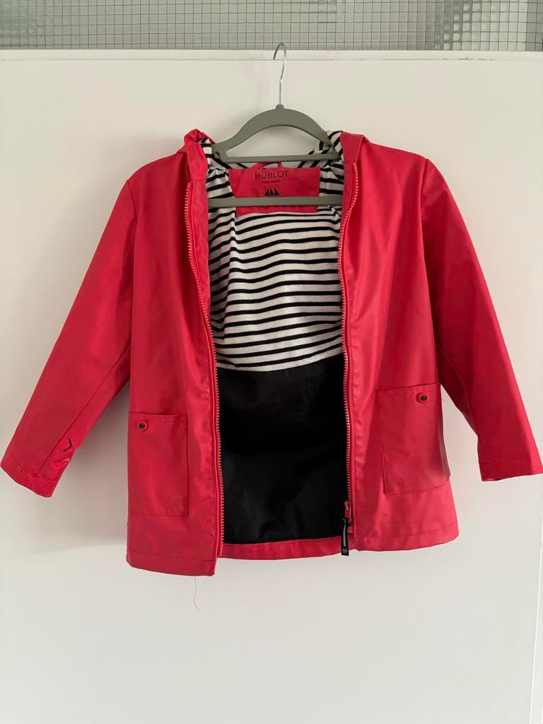 Hublot Regenjas - Maat T6 (plm 116), Kinderen en Baby's, Kinderkleding | Maat 116, Ophalen, Zo goed als nieuw, Meisje, Jas