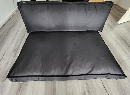 2 delige Palletkussen zwart In The Mood Collection 120 x 80, Tuin en Terras, Tuinmeubel-accessoires, Zo goed als nieuw, Ophalen