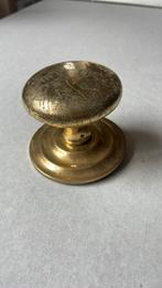 Messing voordeurknop incl rozet [goud koper vintage deurknop, Ophalen of Verzenden