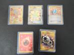 5 gouden Pokemon kaarten., Ophalen of Verzenden, Zo goed als nieuw, Meerdere kaarten, Foil