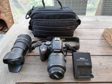 Nikon D5100 18-55 en Tamron 18-200 lens beschikbaar voor biedingen
