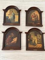 Serie eikenhouten paneeltjes / schilderij, Verzenden