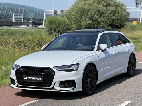 Audi A6 Avant 50 TFSI e Quattro S-Line Pano Memory Sfeerv. T, Auto's, Audi, Bedrijf, A6, 4x4, ABS, Achteruitrijcamera, Adaptive Cruise Control