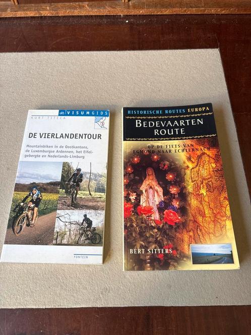 Mountainbiken en Fietsen - bedevaartroute Benelux, Boeken, Reisgidsen, Gelezen, Fiets- of Wandelgids, Benelux, Overige merken