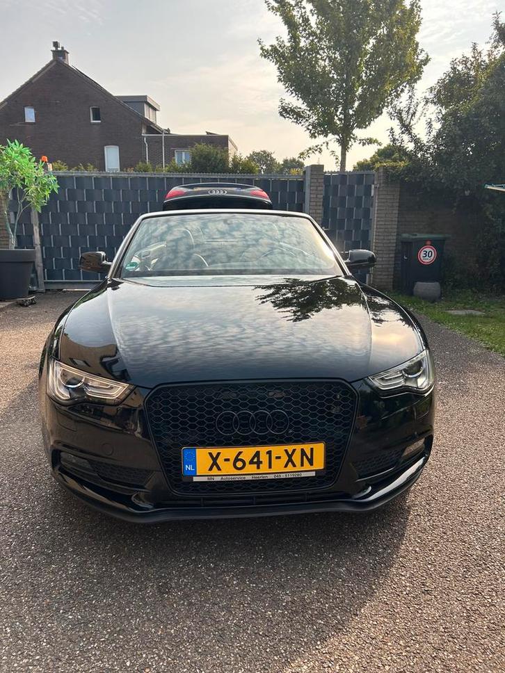 Audi A5 2.0 Tfsi 155KW Cabrio Quat. S-tr 2013 Zwart, Auto's, Audi, Particulier, A5, 4x4, ABS, Adaptieve lichten, Adaptive Cruise Control