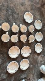 Royal doulton everyday kopjes met schotels 8 stuks, Ophalen of Verzenden