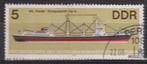 2DDR 1982 Vrachtschip, Ophalen of Verzenden, Gestempeld, Overige thema's