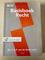 Basisboek Recht - Mr. O.A.P. van der Roest, Ophalen of Verzenden, Gelezen, HBO
