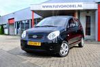 Kia Picanto 1.1 X-tra 5-Drs Aut. *39.900km!* Airco|1e Eigena, Auto's, Gebruikt, 4 cilinders, Zwart, Origineel Nederlands