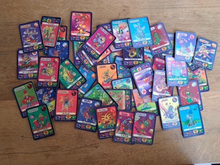 Spacix kaarten uit 1996 - 75+ kaarten zie beschrijving, Hobby en Vrije tijd, Verzamelkaartspellen | Overige, Zo goed als nieuw