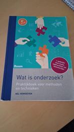 Wat is onderzoek? – 6e druk (Nel Verhoeven), Ophalen, Zo goed als nieuw, Nel Verhoeven