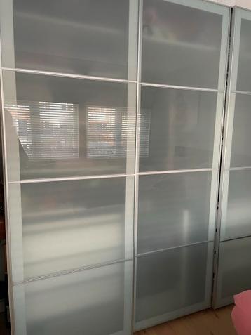 IKEA Pax Kastdeuren Melkglas 75x236 (4 stuks) - afbeelding 2