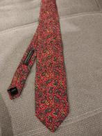 Edsor Kronen zijden das - paisley patroon rood, Edsor Kronen, Ophalen of Verzenden, Zo goed als nieuw, Met patroon