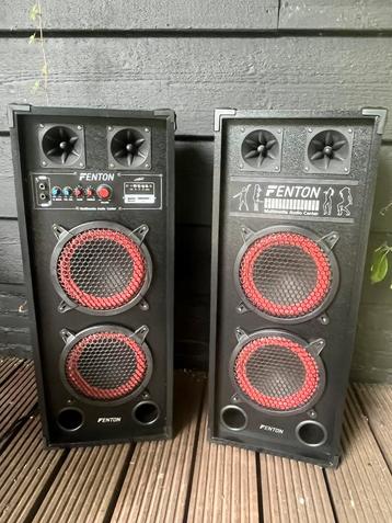 Actieve Disco / partyspeakers 800 watt bluetooth beschikbaar voor biedingen