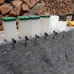 Drinkflesjes konijn kip, Ophalen of Verzenden, Gebruikt, Voerbakje