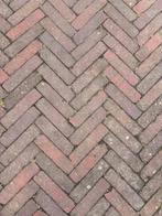 Gebakken Rode Straatstenen - 20 m2, Doe-het-zelf en Verbouw, Metselstenen, Ophalen, Gebruikt, Bakstenen
