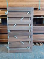 Hardhouten Deur 100x180cm Rechtsdraaiend, Tuin en Terras, Tuinpoorten, 100 tot 150 cm, Ophalen of Verzenden, Zo goed als nieuw