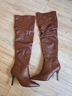 Overknee laarzen, Hoge laarzen, NA-KD, Bruin, Ophalen of Verzenden