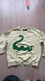 Mini rodini sweater trui maat 128 134 geel slang, Ophalen of Verzenden, Zo goed als nieuw, Jongen of Meisje, Trui of Vest