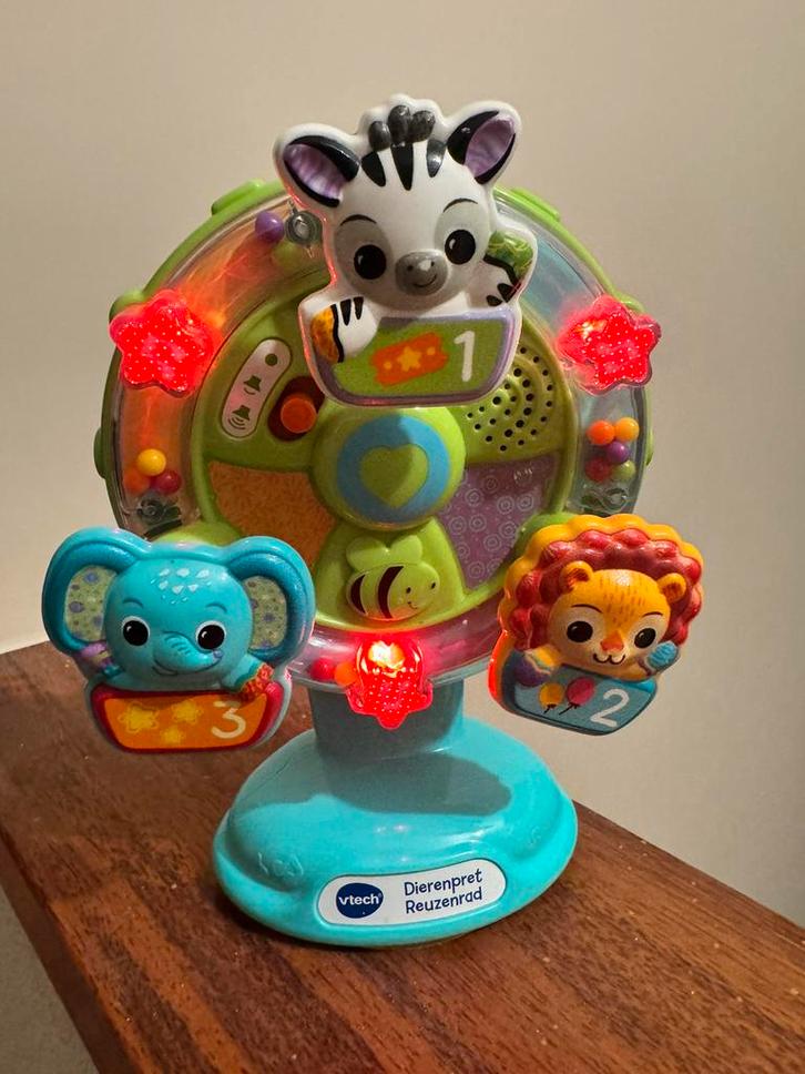 Vtech dierenpret reuzenrad, Kinderen en Baby's, Speelgoed | Vtech, Zo goed als nieuw, 6 maanden tot 2 jaar, Ophalen of Verzenden