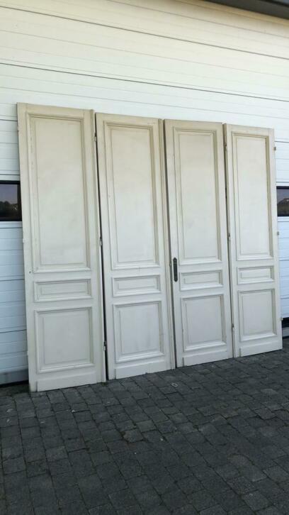 Prachtige pitchpine antieke ensuitedeuren uit Franse abdij, Doe-het-zelf en Verbouw, Deuren en Horren, Zo goed als nieuw, Binnendeur