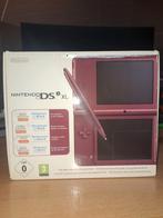 Nintendo ds xl burdeaux rood met doos, Ophalen, Zo goed als nieuw, Rood, Dsi XL
