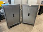10x roldeurkast VEPA verrijdbaar halfhoog grijs, Gebruikt, 100 tot 150 cm, Met slot, Metaal
