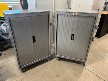 10x roldeurkast VEPA verrijdbaar halfhoog grijs beschikbaar voor biedingen