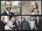 NOORWEGEN serie 40e Verjaardag Haakon en Mette-Marit 2013, Noorwegen, Verzenden, Gestempeld