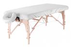 Hoeslaken massagetafel wit 180x52 cm, Sport en Fitness, Massageproducten, Verzenden, Nieuw