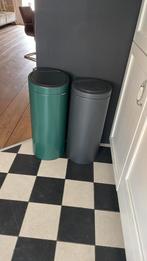 Brabantia pendaalemmer 30 liter, Huis en Inrichting, Woonaccessoires | Prullenbakken, Ophalen, Zo goed als nieuw, Metaal, Minder dan 50 cm