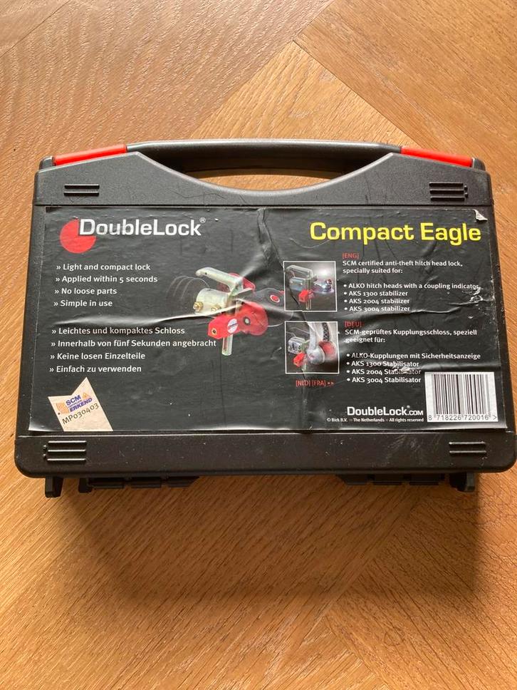DubbelLock Compact Eagle disselslot, Auto diversen, Aanhangwagen-onderdelen, Gebruikt, Ophalen
