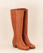 Sessùn waanzinnig mooie hoge caramel kleur leren laarzen 37, Hoge laarzen, Bruin, Sessùn, Ophalen of Verzenden
