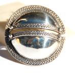 Zilveren Art Deco stijl broche, Sieraden, Tassen en Uiterlijk, Broches, Ophalen of Verzenden, Nieuw, Zilver, Zilver