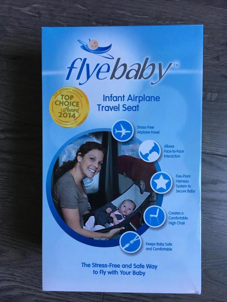 Flyebaby - Hangmatje voor in het vliegtuig, Kinderen en Baby's, Dekens, Slaapzakjes en Inbakerproducten, Nieuw, Overige typen