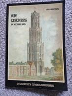 Oude Kerktorens in Nederland 32 Aquarellen, Ophalen of Verzenden