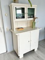 Franse witte brocante buffetkast, Huis en Inrichting, Kasten | Buffetkasten, Ophalen, 100 tot 150 cm, 200 cm of meer, Zo goed als nieuw