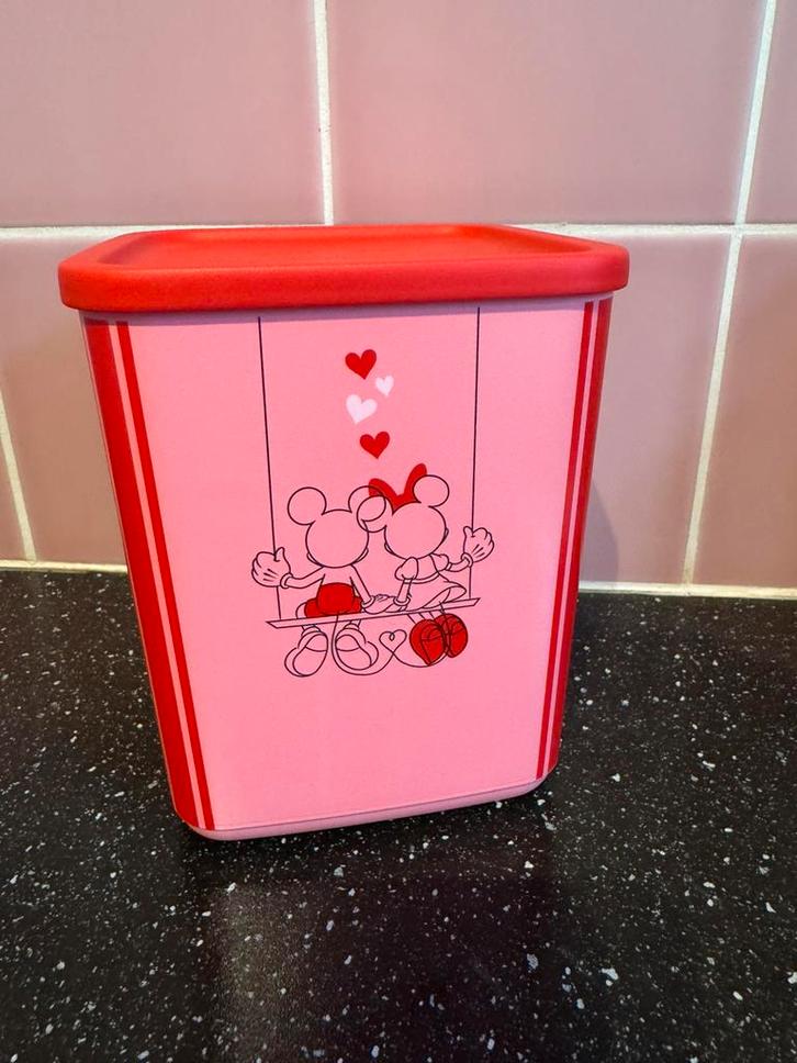 Mickey & Minnie voorraadbus Tupperware, Huis en Inrichting, Keuken | Tupperware, Zo goed als nieuw, Ophalen of Verzenden