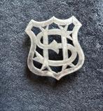 Schild monogram badge ww2 brits, Ophalen of Verzenden, Landmacht, Engeland, Embleem of Badge