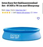Intex Easy Set Opblaaszwembad Ø 305x76cm, Ophalen, Opblaaszwembad, Rond, Nieuw
