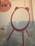 Leuke Rosé Spiegel met Oortjes, Ophalen, Minder dan 50 cm, Rond, Nieuw
