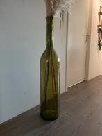 Groene vaas voor droogbloemen - Intratuin Rioja, Ophalen, 75 cm of meer, Groen, Glas