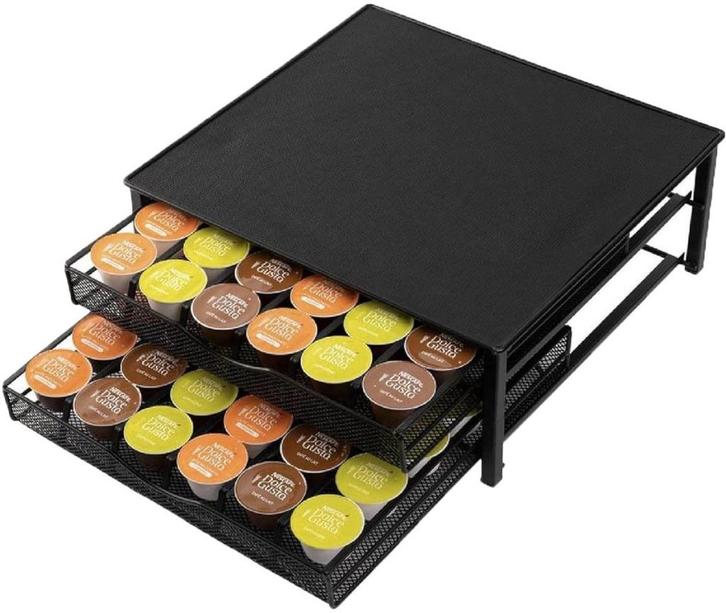 Geschikt voor Dolce Gusto Koffiecups houder met 2 lades, Witgoed en Apparatuur, Koffiemachine-accessoires, Nieuw, Ophalen of Verzenden