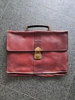 Claudio Ferrici - Mooie leren aktetas voor dames, Overige merken, Gebruikt, Bruin, Ophalen of Verzenden