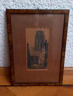 Jan Sirks (1885 – 1938) ets De Toren van Dordrecht, Antiek en Kunst, Ophalen