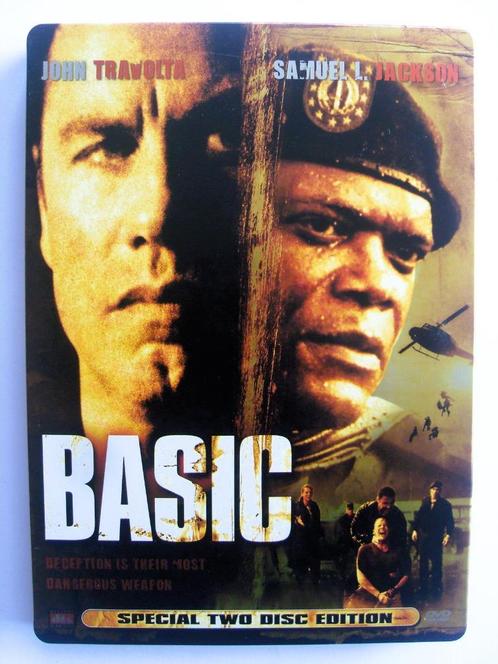 Basic (originele dvd's) John Travolta - Steelbook, Cd's en Dvd's, Dvd's | Actie, Zo goed als nieuw, Actiethriller, Vanaf 16 jaar