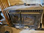 Inbouw openhaard hout / houtkachel, Ophalen, Minder dan 50 cm, Gebruikt, 200 cm of meer