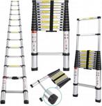 Telescopische ladder 3,8m NIEUW met EN-131 certificering, Ophalen of Verzenden, Nieuw, 2 tot 4 meter