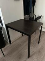 IKEA VANGSTA uitschuifbare tafel bruin/zwart, Huis en Inrichting, Tafels | Eettafels, Ophalen, Gebruikt, 50 tot 100 cm, Metaal