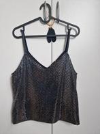 House of luxury glitter top | glitter strap singlet | maat x, Zwart, Ophalen of Verzenden, Zo goed als nieuw, Maat 36 (S)